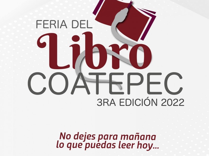 Anuncian Feria del Libro Coatepec 2022