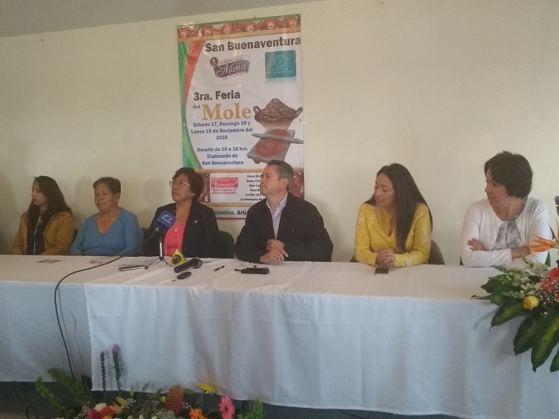 Anuncian Feria del Mole en San Buenaventura