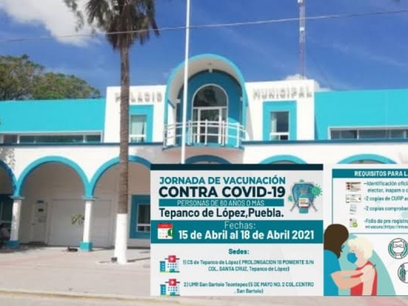 Anuncian jornada de vacunación en Tepanco de López