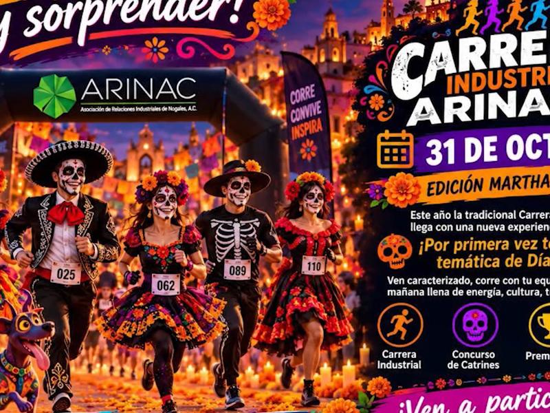 Anuncian la Carrera Industrial ARINAC 2026 en Homenaje a Martha Hernández