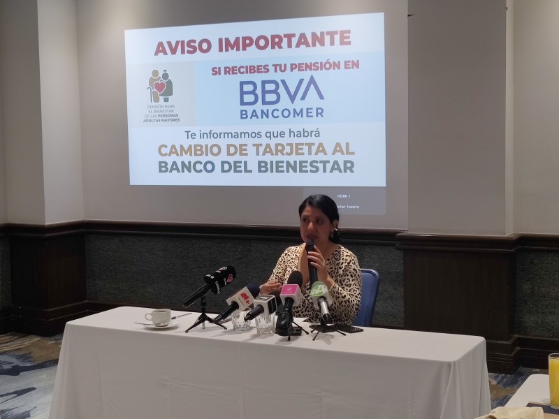 Anuncian migración de tarjetas de pensiones BBVA a Bienestar