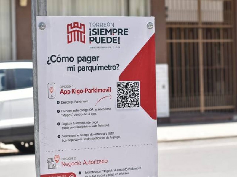 Anuncian nuevo sistema de parquímetro digital en Torreón