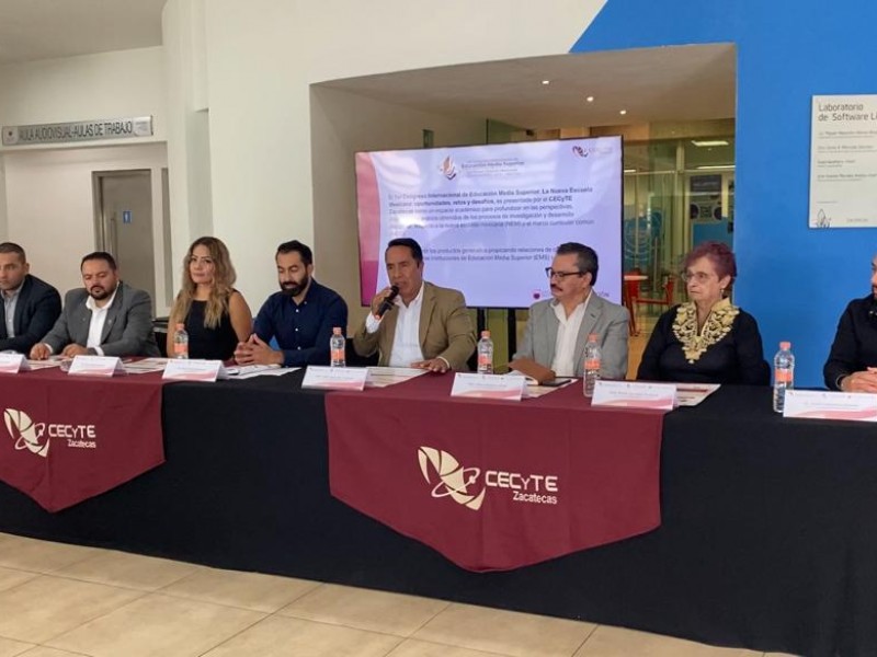 Anuncian Primer Congreso Internacional de Educación Media Superior en Zacatecas