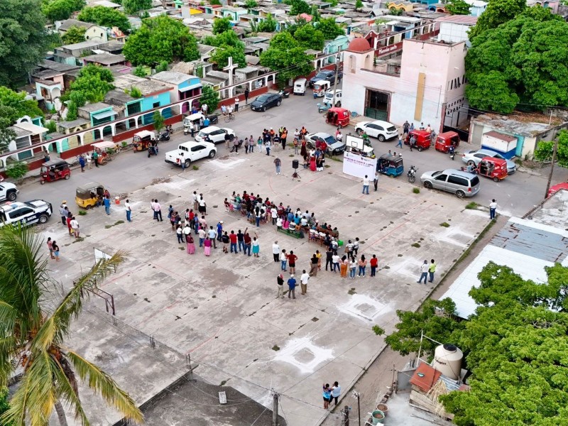 Anuncian techado de la pista Miércoles Santo en Juchitán
