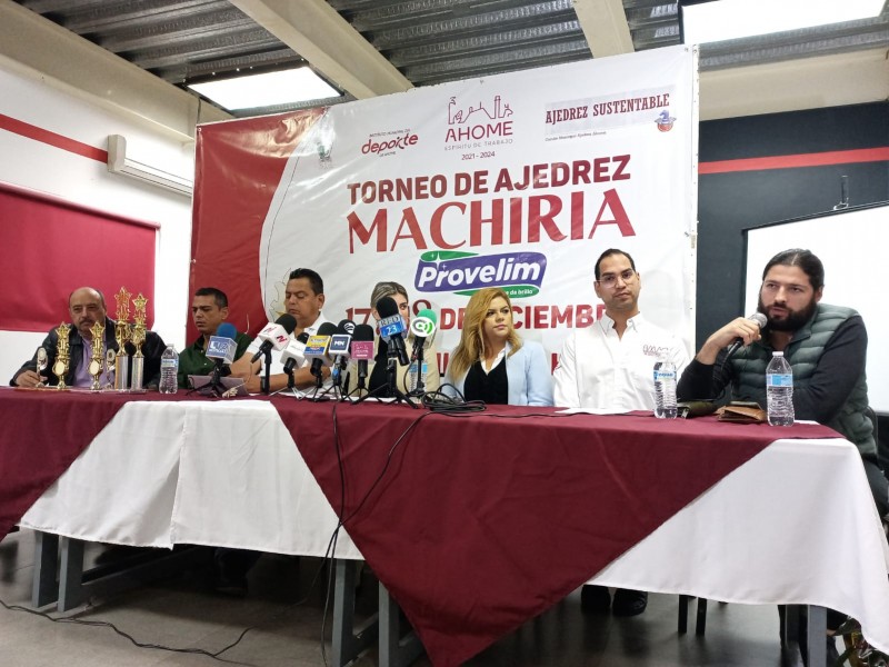 Anuncian torneo de ajedrez ''Machiria'' en la Villa de Ahome