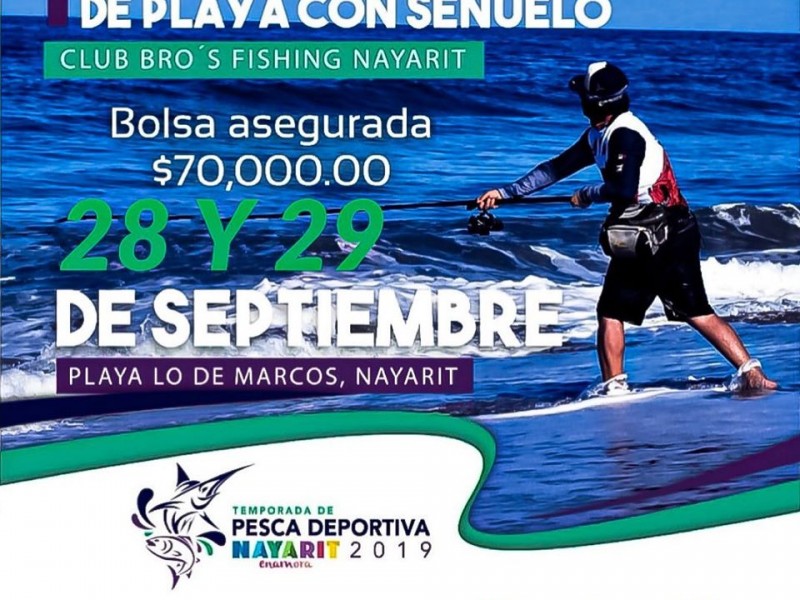 Anuncian torneo de pesca en Lo de Marcos