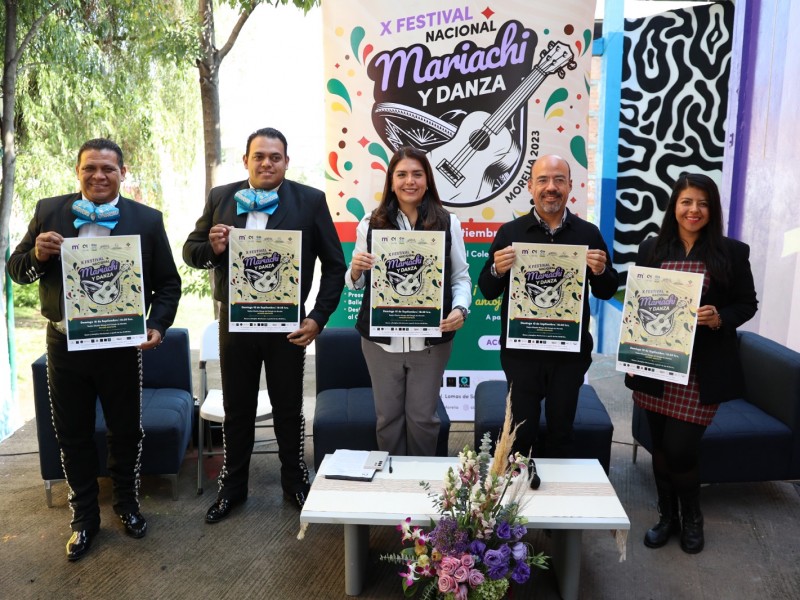 Anuncian X Festival Nacional Mariachi y Danza en Morelia