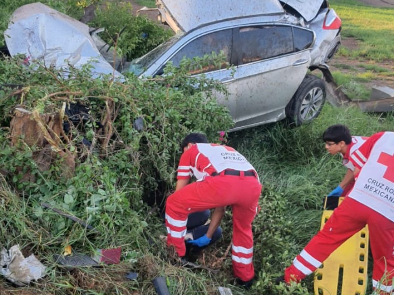 Aparatoso accidente en El Burrión deja una persona sin vida