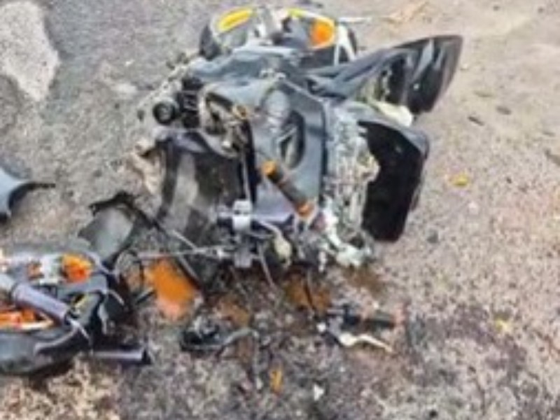 Aparatoso accidente en la Calzada