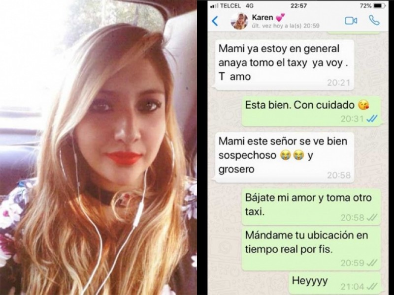 Aparece Karen, ya está con su familia