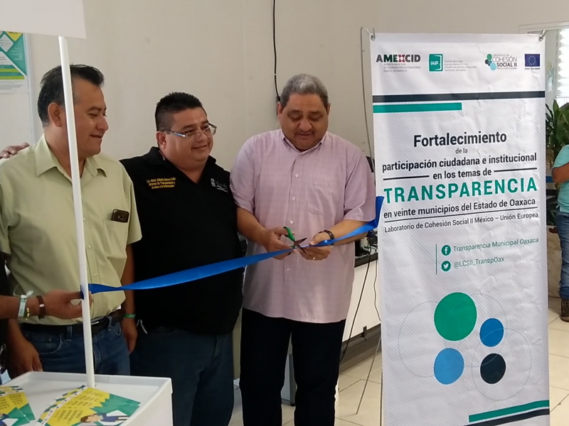 Aperturan módulo de transparencia en Salina Cruz