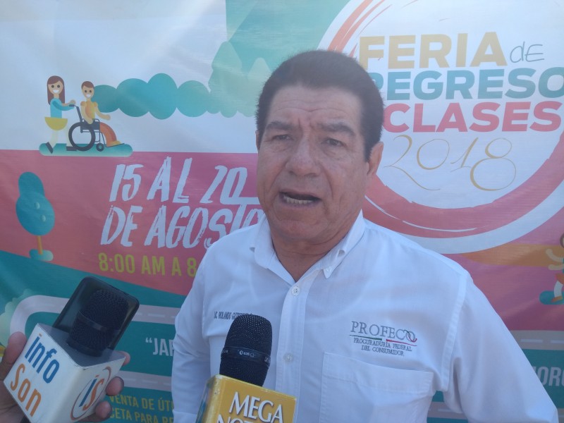 Aplica Profeco sanciones en regreso a clases