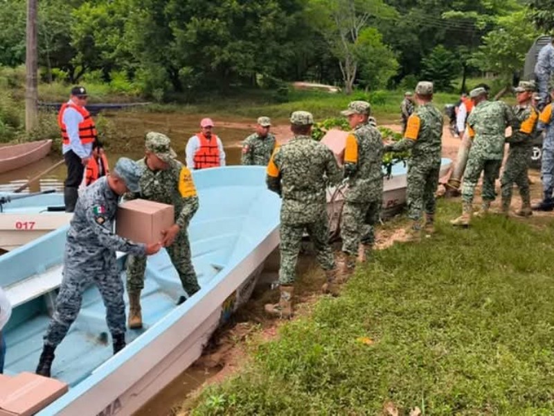Aplica Sedena Plan DN-III-E en siete estados tras las intensas lluvias