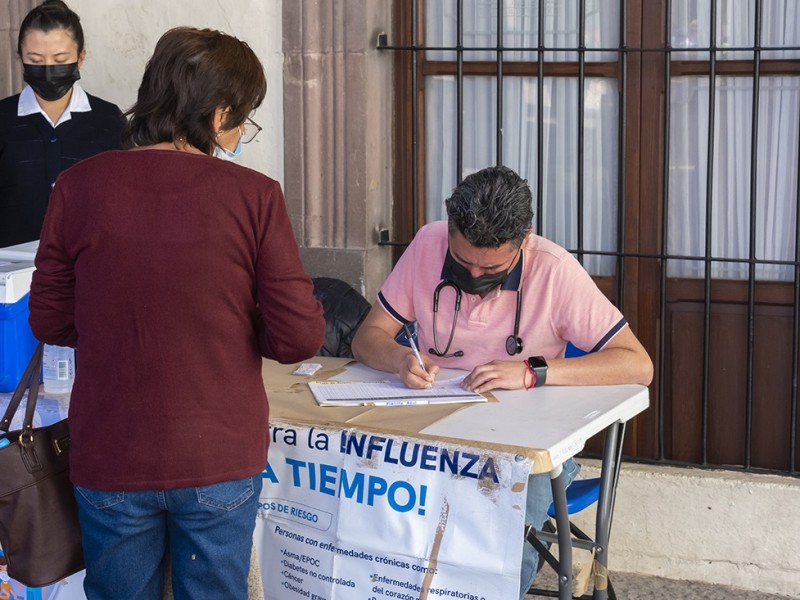 Aplicadas 561 mil 510 dosis de vacuna contra influenza