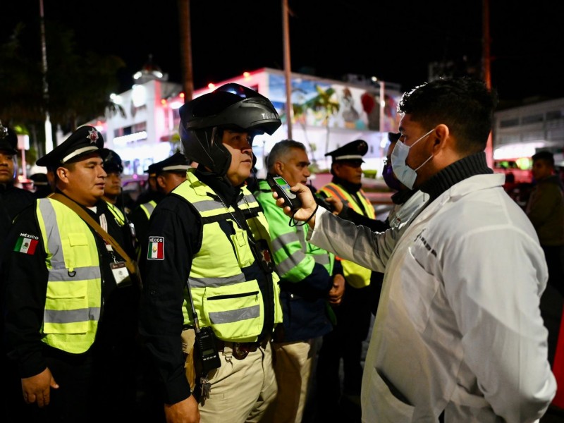 Aplican multas durante operativos de alcoholimetría en Tuxpan