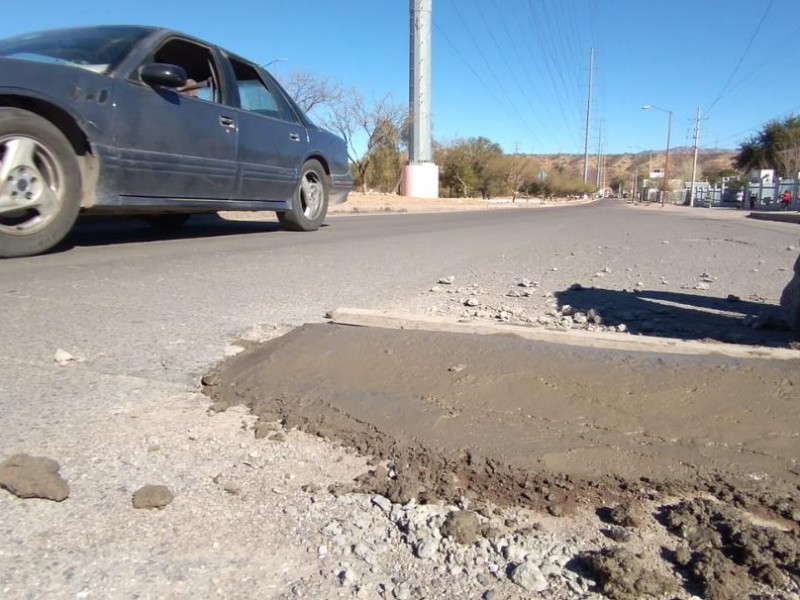 Aplican plan de mejoramiento vial en diversas colonias de Nogales