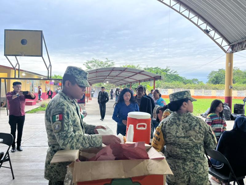 Aplican Plan DN-III-E en fase de recuperación en cuatro municipios de Veracruz