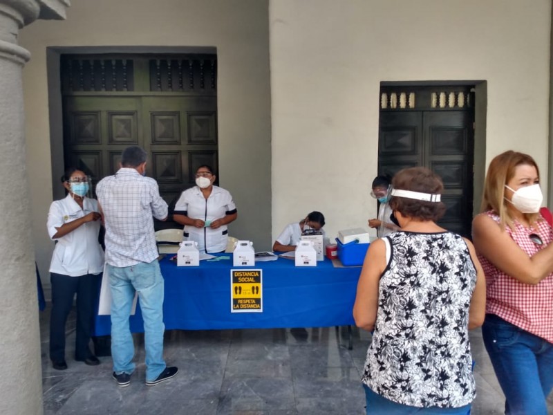 Aplicarán vacuna contra la influenza en Palacio de Veracruz