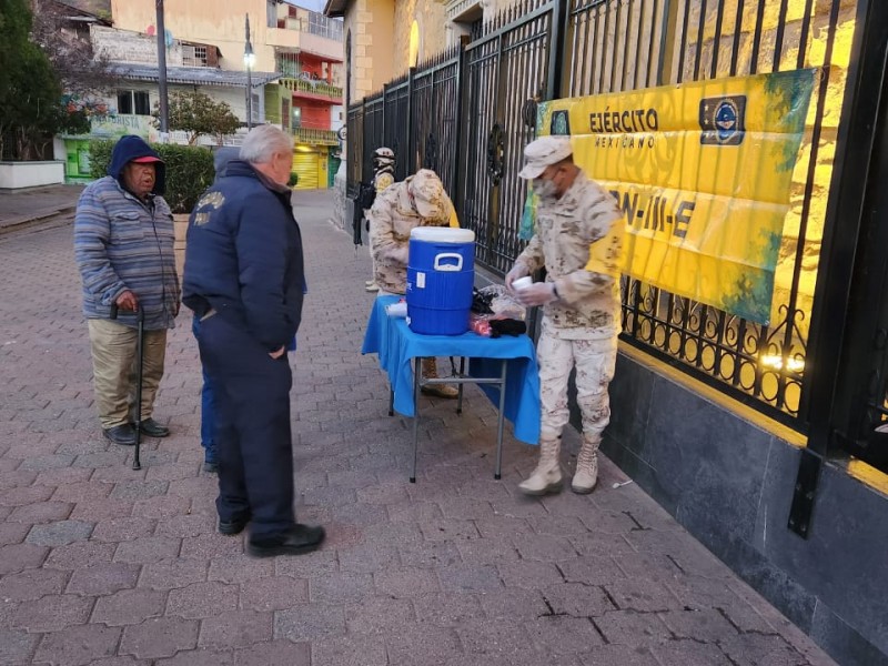 Aplicaron militaron despliegue de pan DN-III-E por bajas temperaturas