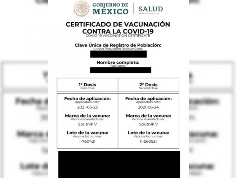 Apoyan uso de certificado de vacunación como requisito de ingreso