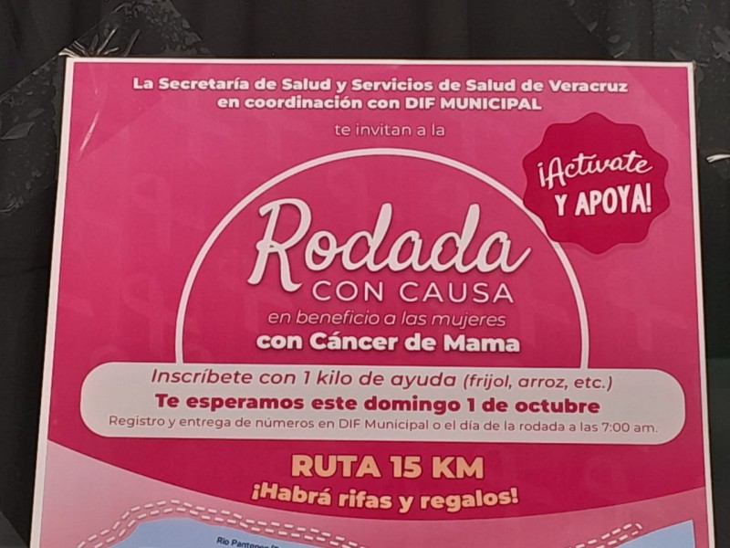 Apoyarán a mujeres con Cáncer de Mama de Tuxpan