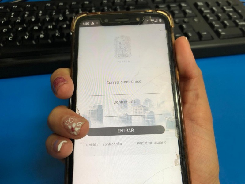 App Mujer Segura Puebla inoperante y sin difusión