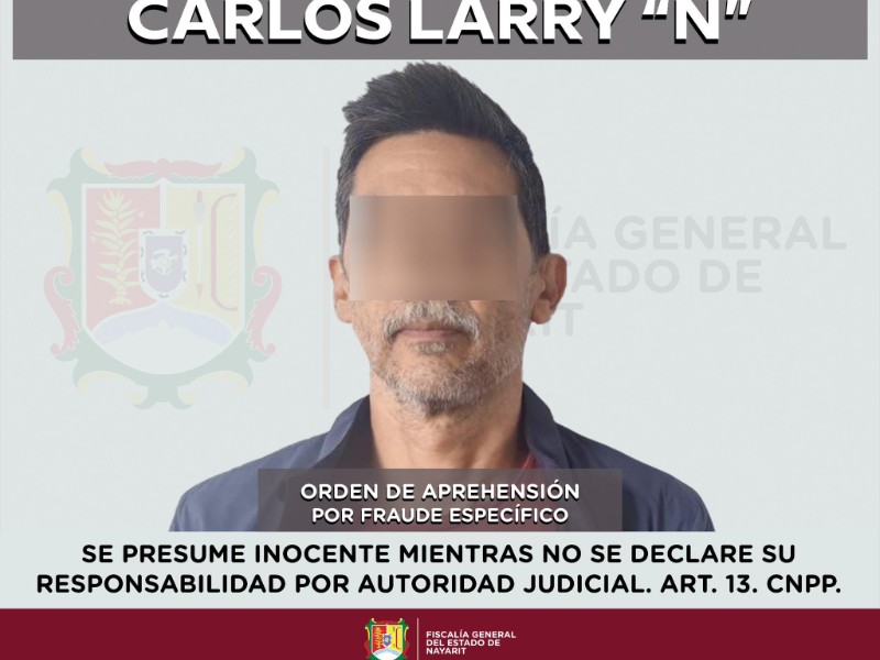 Aprehenden a presunto responsable de fraude contra dependencias estatales
