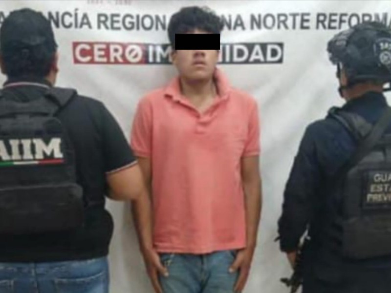 Aprenden a presunto homicida de servidor público en Solistahuacán