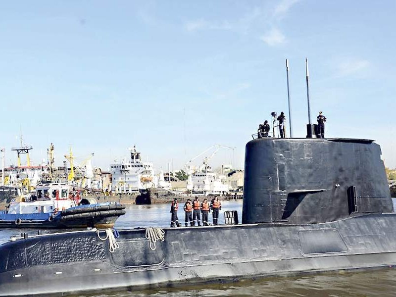 Argentina localiza submarino desaparecido en 2017