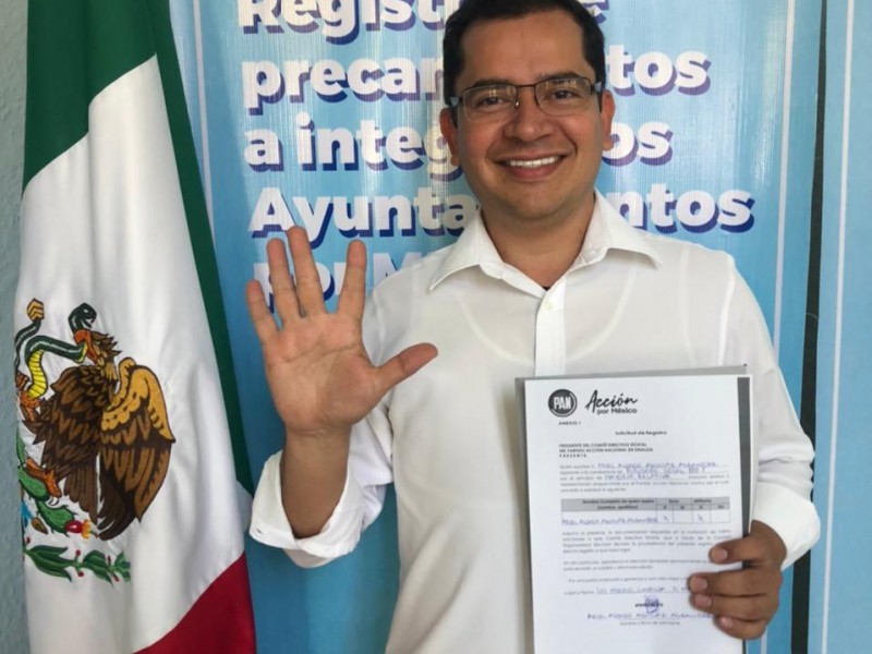 Ariel Aguilar se registró hoy por el 5to Distrito Electoral