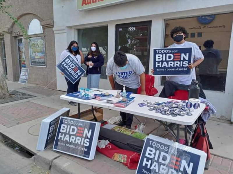 Arizona celebra el triunfo de Biden.