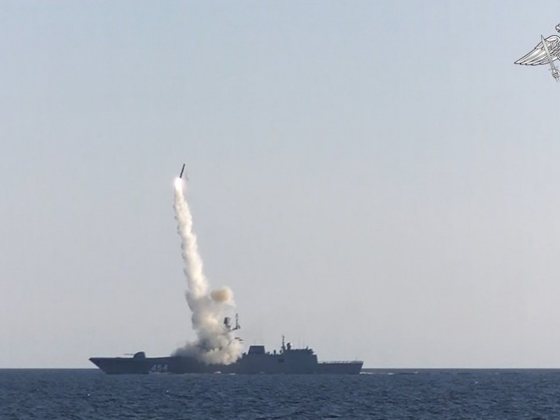 Armada rusa realiza nuevamente pruebas de un misil hipersónico