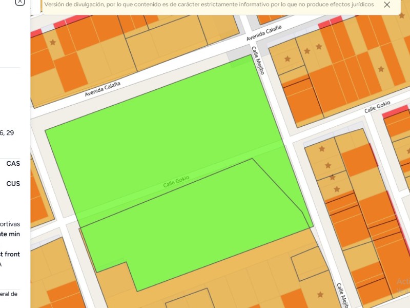 Arquitectos alertan desmonte ilegal en predio destinado a parque en colonia