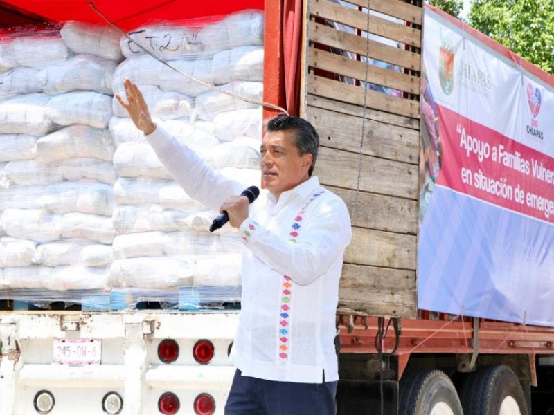 Arranca 2a. etapa de distribución de alimentos en Chiapas