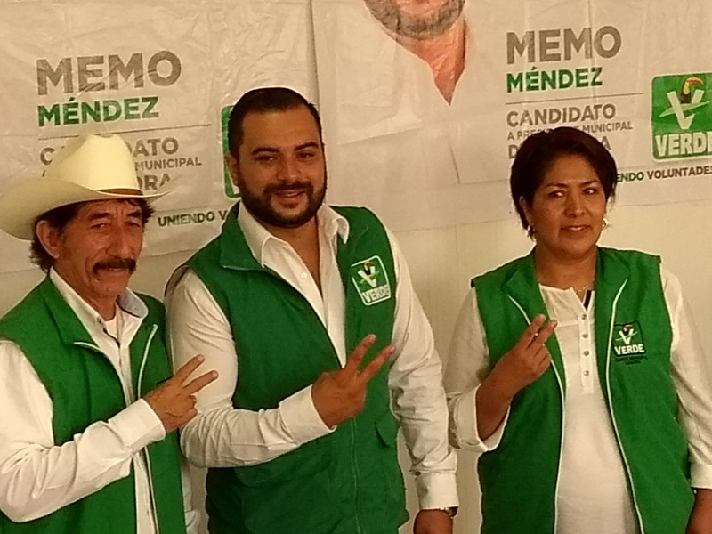 Arranca campaña candidato del Partido Verde en Zamora