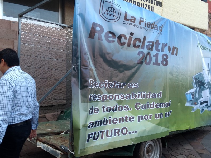 Arranca campaña reciclatón en La Piedad