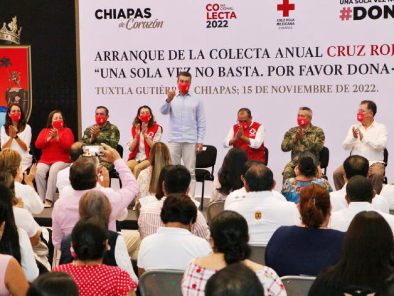 Arranca Colecta Anual Cruz Roja Méxicana 2022