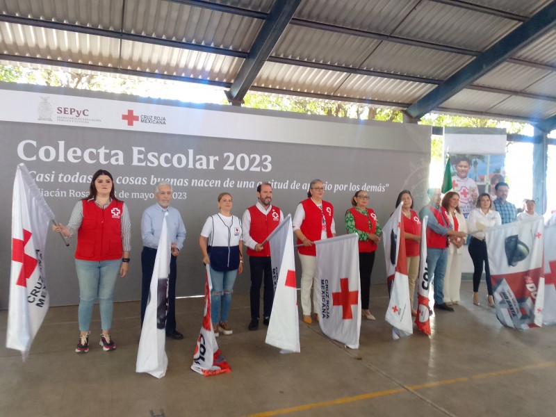 Arranca Colecta Escolar 2023 de Cruz Roja Sinaloa