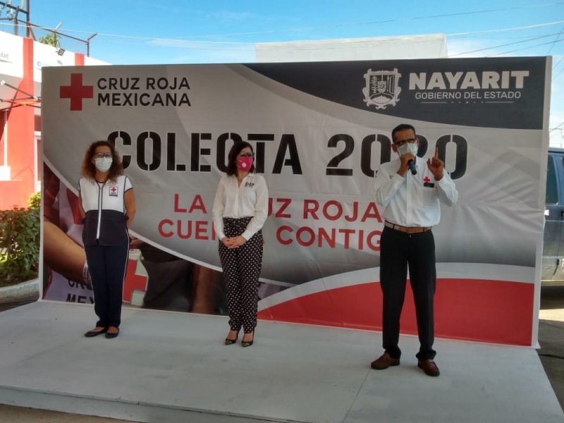Arranca colecta virtual de Cruz Roja Mexicana