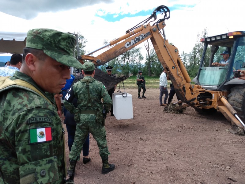 Arranca construcción del cuartel de la Guardia Nacional