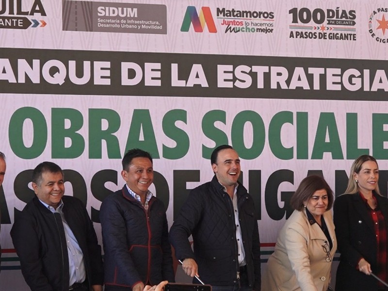 Arranca estrategia de obras sociales en Coahuila