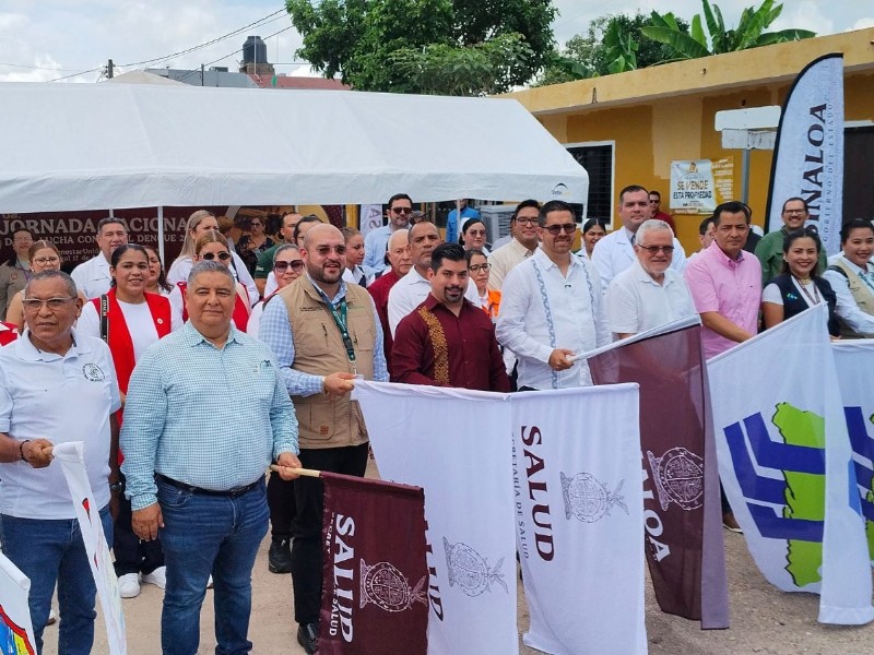 Arranca la 2da Jornada Nacional de Lucha contra el Dengue en Escuinapa