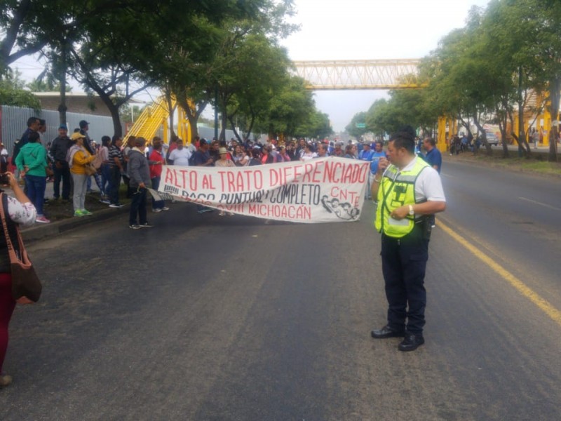 Arranca marcha de la Cnte en Morelia