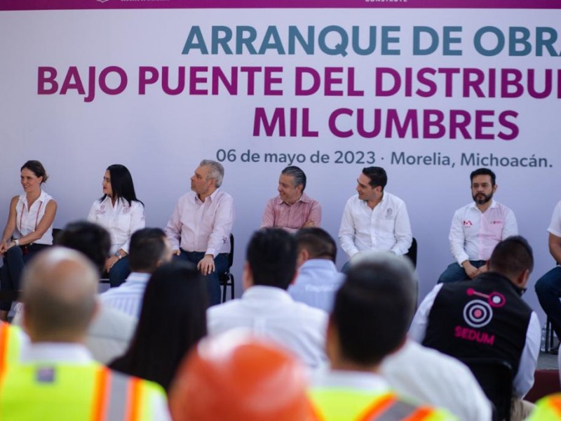 Arranca obra del bajopuente en el distribuidor vial Mil Cumbres