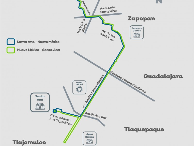 Arranca operaciones ruta- empresa C-135; sustituye la Ruta 24