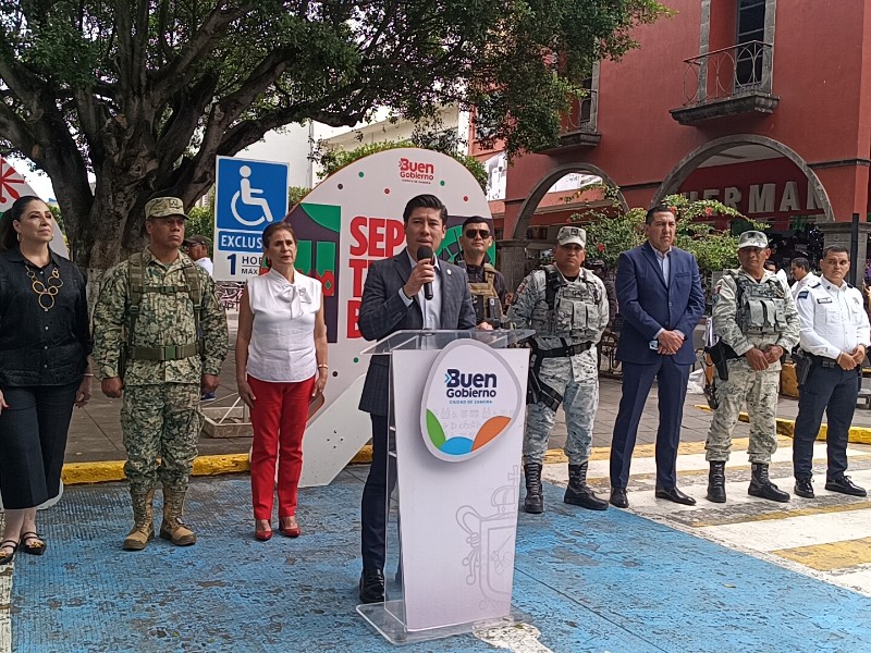 Arranca Operativo de Seguridad para el Grito de Independencia en Zamora