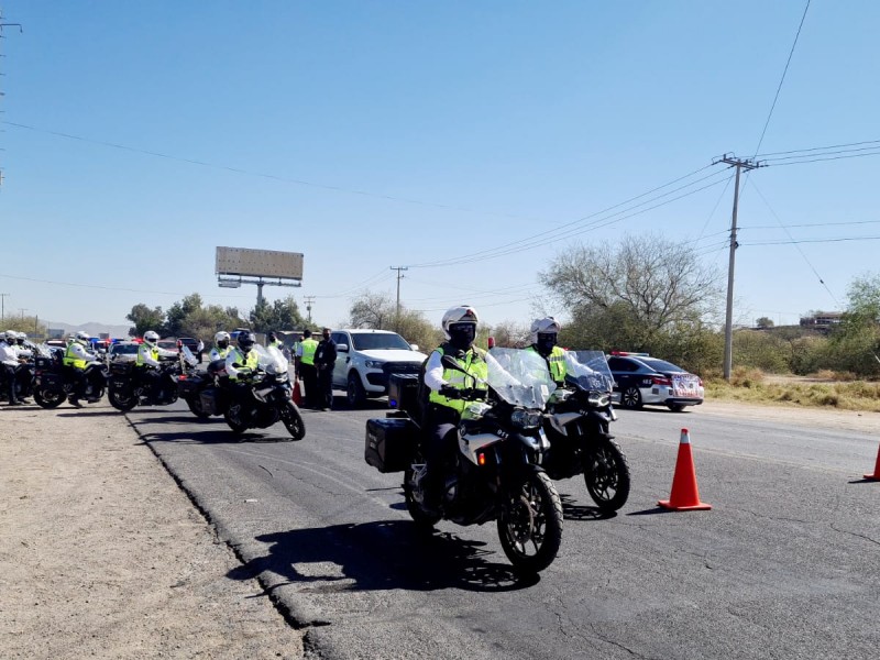 Arranca operativo por fin de semana largo en Hermosillo