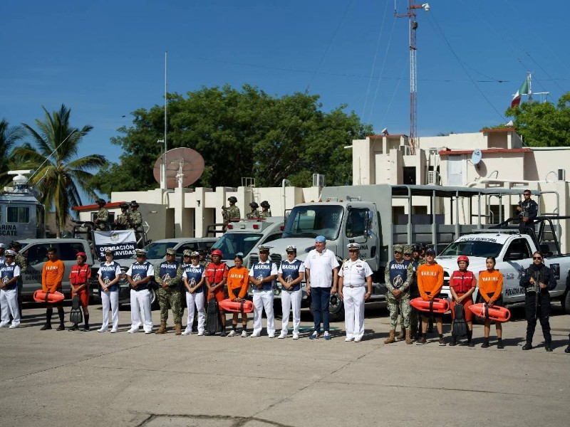 Arranca operativo vacacional de seguridad en playas de Nayarit