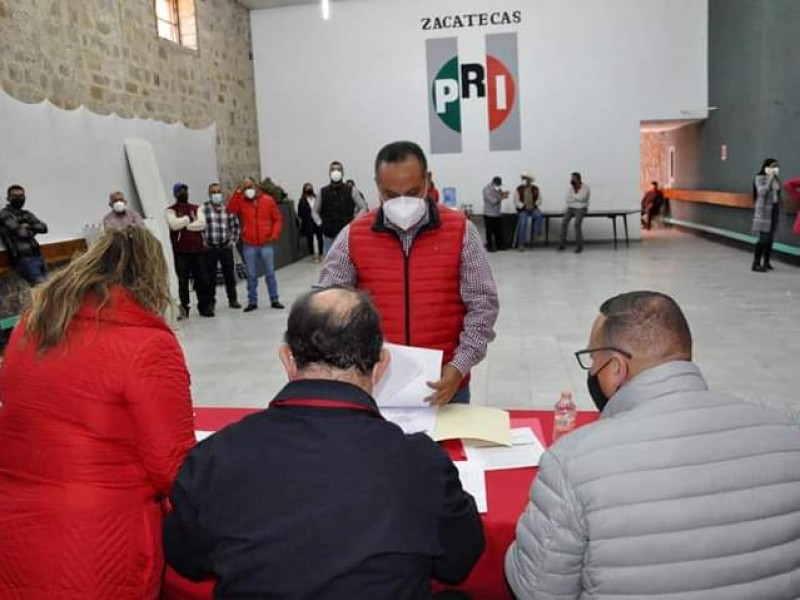 Arranca PRI registro de precandidaturas a alcaldías en Zacatecas