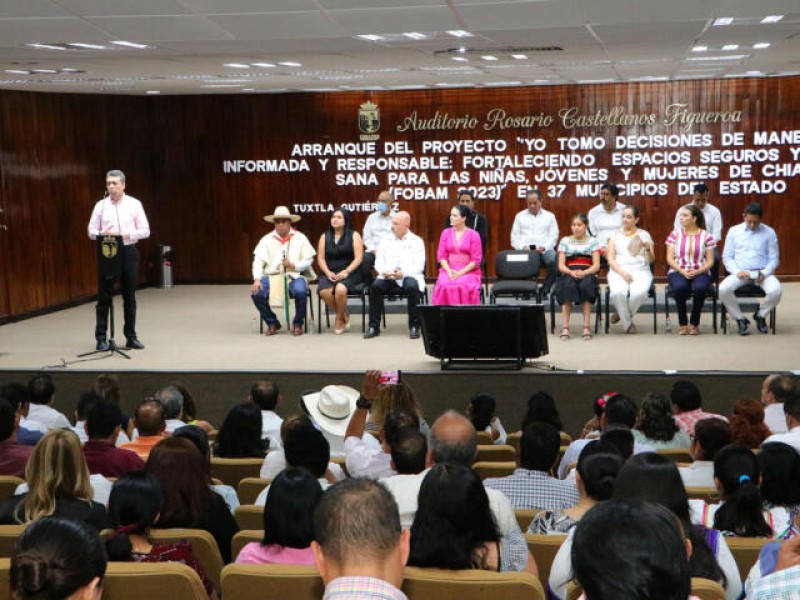 Arranca proyecto para erradicar embarazo infantil y adolescente